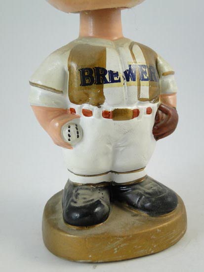 Vintage Sports Specialties LA CA Milwaukee Brewers Bobblehead Figurine 