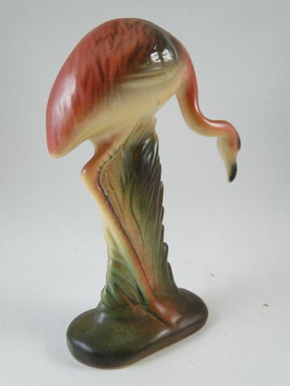 Vintage Flamingo Bird California Art Pottery Figurine Statue Mid 