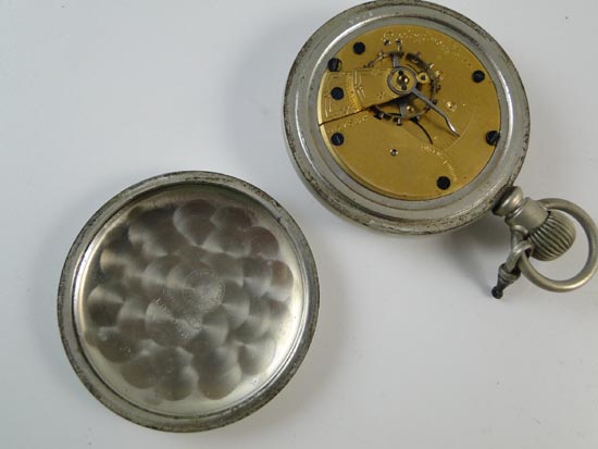 Antique Hampden Pocket Watch Silverode 18s 1880s Victorian Springfield 